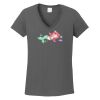 Ladies Heavy Cotton ™ 100% Cotton V Neck T Shirt Thumbnail
