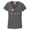 Ladies Heavy Cotton ™ 100% Cotton V Neck T Shirt Thumbnail