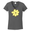 Ladies Heavy Cotton ™ 100% Cotton V Neck T Shirt Thumbnail