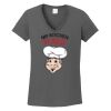 Ladies Heavy Cotton ™ 100% Cotton V Neck T Shirt Thumbnail