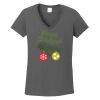 Ladies Heavy Cotton ™ 100% Cotton V Neck T Shirt Thumbnail