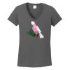 Ladies Heavy Cotton ™ 100% Cotton V Neck T Shirt Thumbnail