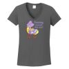 Ladies Heavy Cotton ™ 100% Cotton V Neck T Shirt Thumbnail