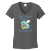 Ladies Heavy Cotton ™ 100% Cotton V Neck T Shirt Thumbnail