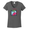 Ladies Heavy Cotton ™ 100% Cotton V Neck T Shirt Thumbnail