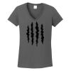 Ladies Heavy Cotton ™ 100% Cotton V Neck T Shirt Thumbnail