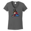 Ladies Heavy Cotton ™ 100% Cotton V Neck T Shirt Thumbnail