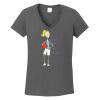 Ladies Heavy Cotton ™ 100% Cotton V Neck T Shirt Thumbnail
