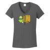 Ladies Heavy Cotton ™ 100% Cotton V Neck T Shirt Thumbnail