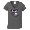 Ladies Heavy Cotton ™ 100% Cotton V Neck T Shirt Thumbnail
