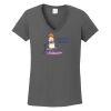 Ladies Heavy Cotton ™ 100% Cotton V Neck T Shirt Thumbnail