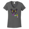 Ladies Heavy Cotton ™ 100% Cotton V Neck T Shirt Thumbnail