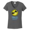 Ladies Heavy Cotton ™ 100% Cotton V Neck T Shirt Thumbnail