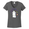 Ladies Heavy Cotton ™ 100% Cotton V Neck T Shirt Thumbnail