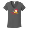Ladies Heavy Cotton ™ 100% Cotton V Neck T Shirt Thumbnail