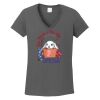 Ladies Heavy Cotton ™ 100% Cotton V Neck T Shirt Thumbnail