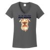 Ladies Heavy Cotton ™ 100% Cotton V Neck T Shirt Thumbnail
