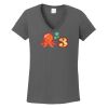 Ladies Heavy Cotton ™ 100% Cotton V Neck T Shirt Thumbnail