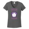 Ladies Heavy Cotton ™ 100% Cotton V Neck T Shirt Thumbnail