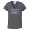 Ladies Heavy Cotton ™ 100% Cotton V Neck T Shirt Thumbnail