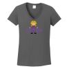 Ladies Heavy Cotton ™ 100% Cotton V Neck T Shirt Thumbnail