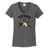 Ladies Heavy Cotton ™ 100% Cotton V Neck T Shirt Thumbnail