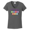 Ladies Heavy Cotton ™ 100% Cotton V Neck T Shirt Thumbnail