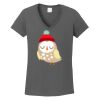 Ladies Heavy Cotton ™ 100% Cotton V Neck T Shirt Thumbnail