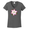 Ladies Heavy Cotton ™ 100% Cotton V Neck T Shirt Thumbnail