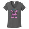 Ladies Heavy Cotton ™ 100% Cotton V Neck T Shirt Thumbnail