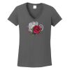 Ladies Heavy Cotton ™ 100% Cotton V Neck T Shirt Thumbnail