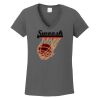 Ladies Heavy Cotton ™ 100% Cotton V Neck T Shirt Thumbnail