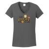 Ladies Heavy Cotton ™ 100% Cotton V Neck T Shirt Thumbnail