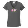 Ladies Heavy Cotton ™ 100% Cotton V Neck T Shirt Thumbnail