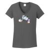 Ladies Heavy Cotton ™ 100% Cotton V Neck T Shirt Thumbnail