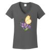 Ladies Heavy Cotton ™ 100% Cotton V Neck T Shirt Thumbnail