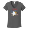 Ladies Heavy Cotton ™ 100% Cotton V Neck T Shirt Thumbnail