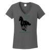 Ladies Heavy Cotton ™ 100% Cotton V Neck T Shirt Thumbnail