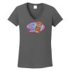 Ladies Heavy Cotton ™ 100% Cotton V Neck T Shirt Thumbnail