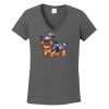 Ladies Heavy Cotton ™ 100% Cotton V Neck T Shirt Thumbnail