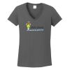 Ladies Heavy Cotton ™ 100% Cotton V Neck T Shirt Thumbnail
