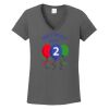 Ladies Heavy Cotton ™ 100% Cotton V Neck T Shirt Thumbnail