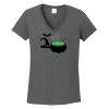 Ladies Heavy Cotton ™ 100% Cotton V Neck T Shirt Thumbnail
