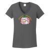 Ladies Heavy Cotton ™ 100% Cotton V Neck T Shirt Thumbnail