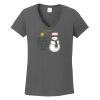 Ladies Heavy Cotton ™ 100% Cotton V Neck T Shirt Thumbnail