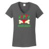 Ladies Heavy Cotton ™ 100% Cotton V Neck T Shirt Thumbnail