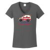 Ladies Heavy Cotton ™ 100% Cotton V Neck T Shirt Thumbnail