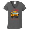 Ladies Heavy Cotton ™ 100% Cotton V Neck T Shirt Thumbnail
