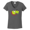 Ladies Heavy Cotton ™ 100% Cotton V Neck T Shirt Thumbnail