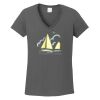 Ladies Heavy Cotton ™ 100% Cotton V Neck T Shirt Thumbnail